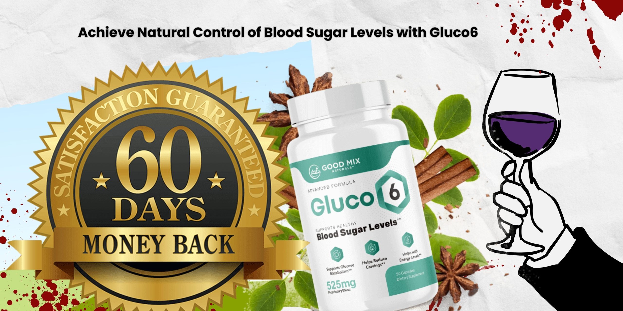 Natural control of blood sugar levels